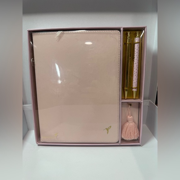 Papyrus Other - Papyrus Blush Pink Journal Gift Set w/ 2 Gold Pens & Tassel Bookmark – New